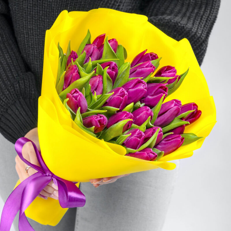 Фиолетовые Тюльпаны
